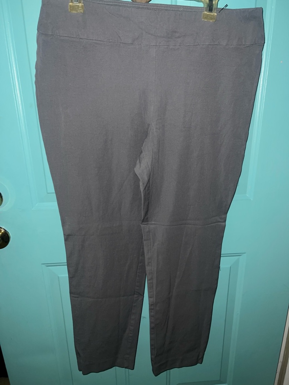 crown & ivy Charcoal Slim Dress Pants